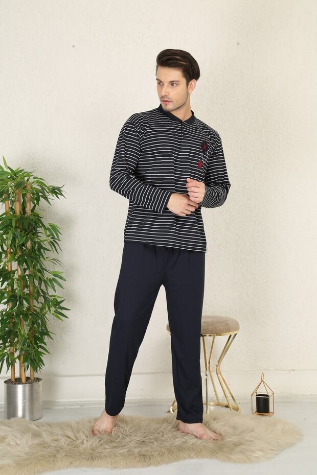 Şardonlu Interlok Kışlık Pijama Takımı - 2