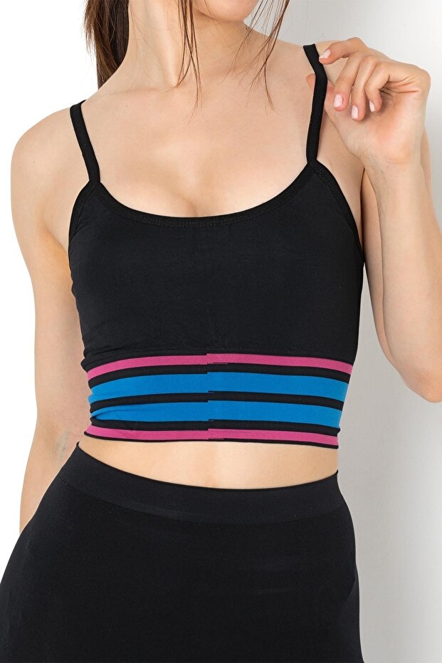 Energy Striped Sports Bra