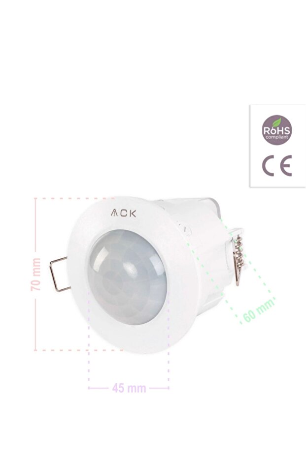 Led Dünyam 360 Derece Sıva Altı Tavan Tipi Hareket Sensörü - 3