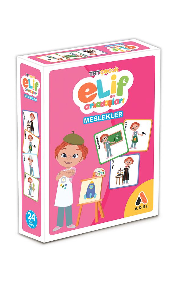 Trt Çocuk Elif Ve Arkadaşları Meslekler Hafıza Oyunu - 1