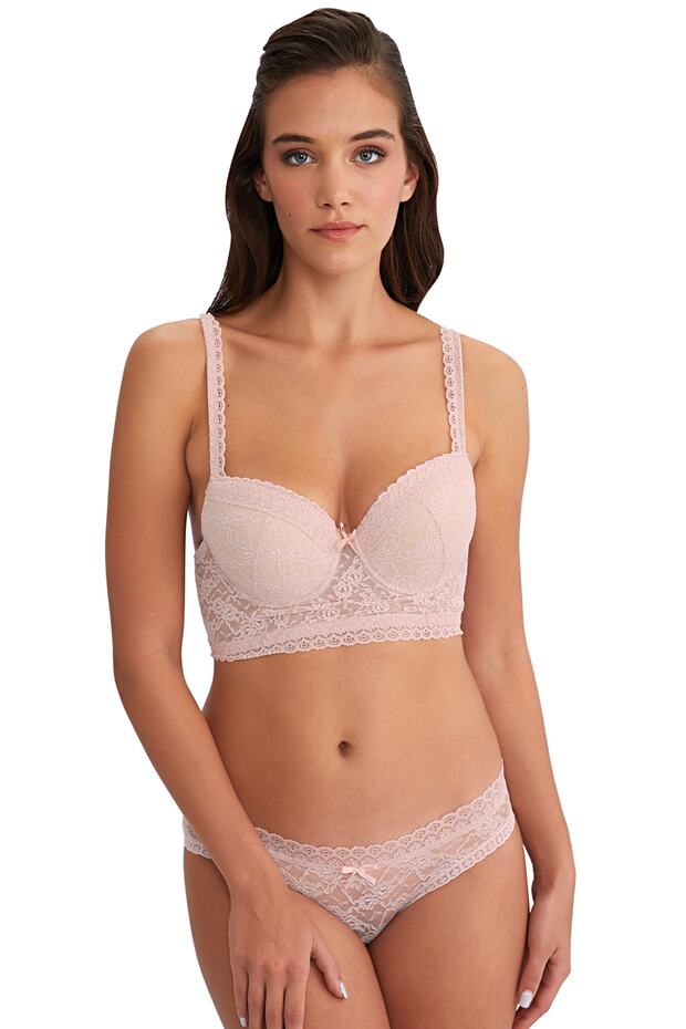364 Pudra Push-up Büstiyer Takım - 2