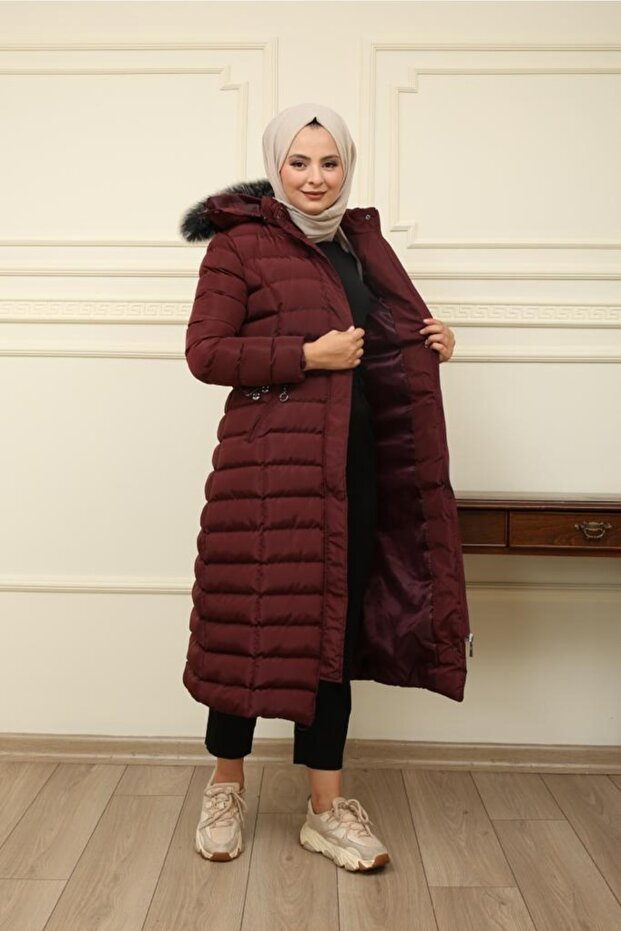 Women's Long Filled Inflatable Sports Jacket