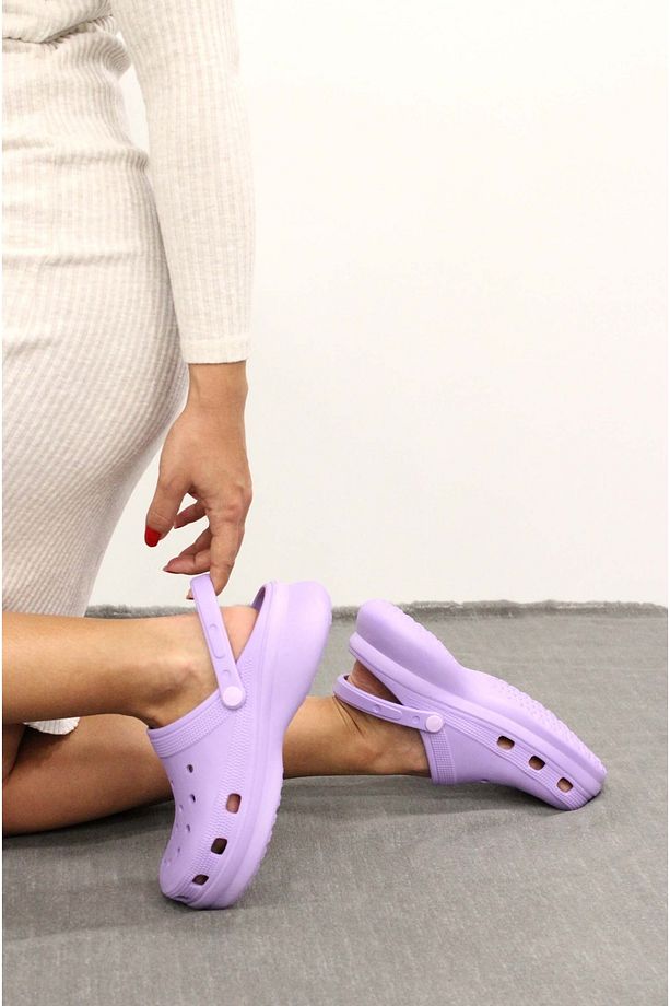 Masaj Tabanlı Platform Anatomik Hastane, Hemşire, Aşçı, Doktor Terliği, Clog Crz-8650 - 7