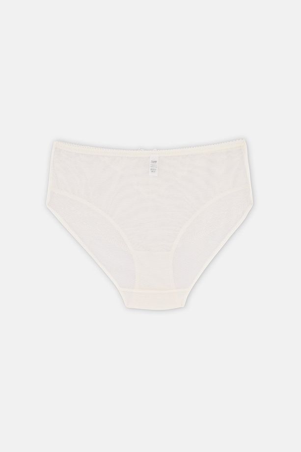Ekru Bato Dantelli Form Slip - 2