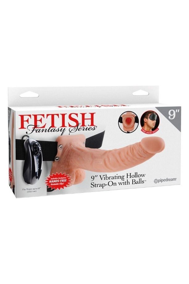 23 Cm Titreşimli Içi Boş Realistik Penis - 2