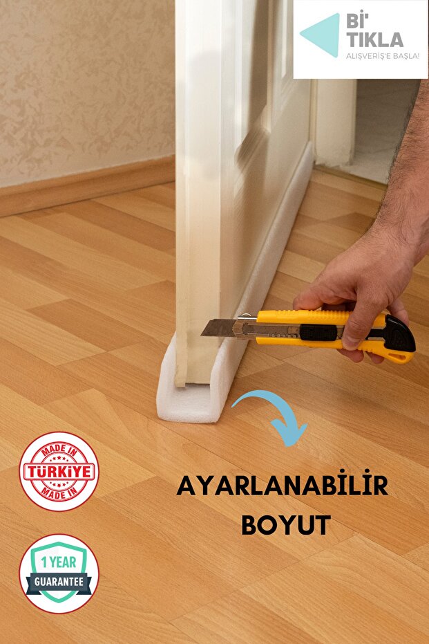 4 Adet Kapı Altı Rüzgar Önleyici Kapı Altı Isı Yalıtım Malzemesi - 2