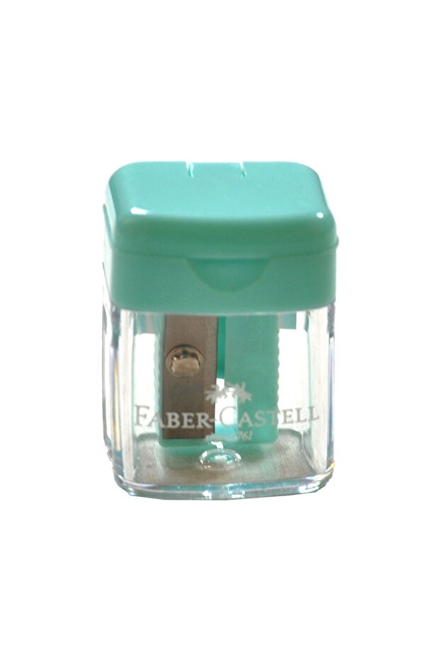 Mini Box Pencil Sharpener Pastel Colors - Water Green