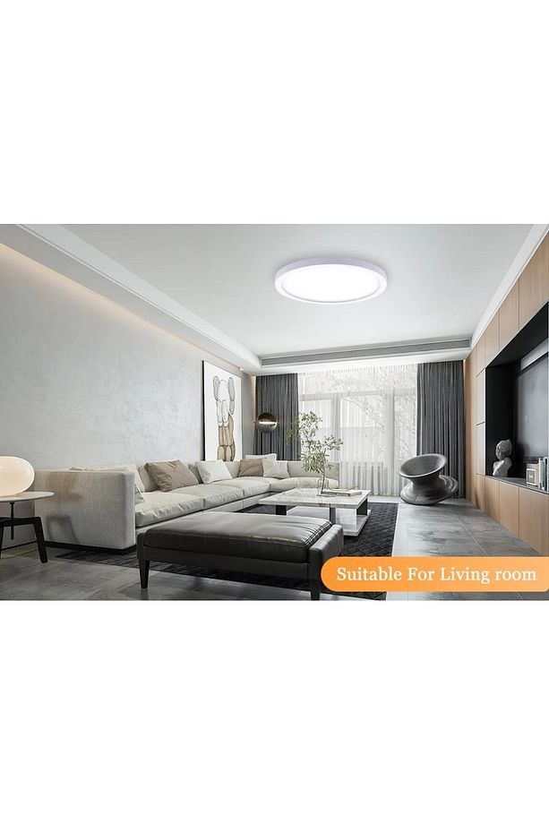 Tavana Sıfır Plafonyer Panel Led Avize Gün Işığı Uzun Ömürlü 1.sınıf Led - 2