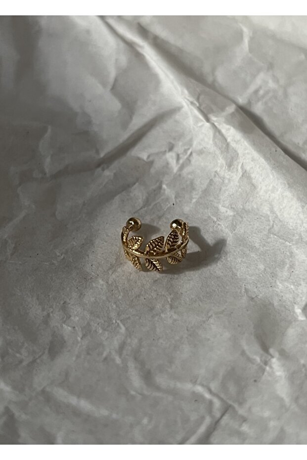 Gold Color Flower Earcuff