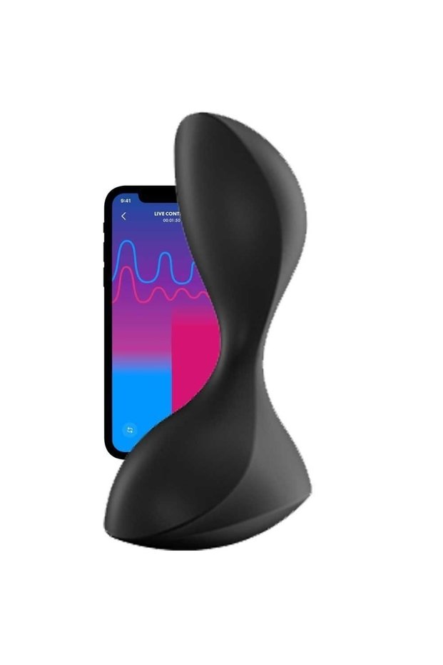 Dop vibrator anal din silicon, tip plug "