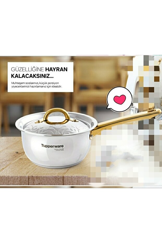 Gold Sauce Pot 1.5 Lt