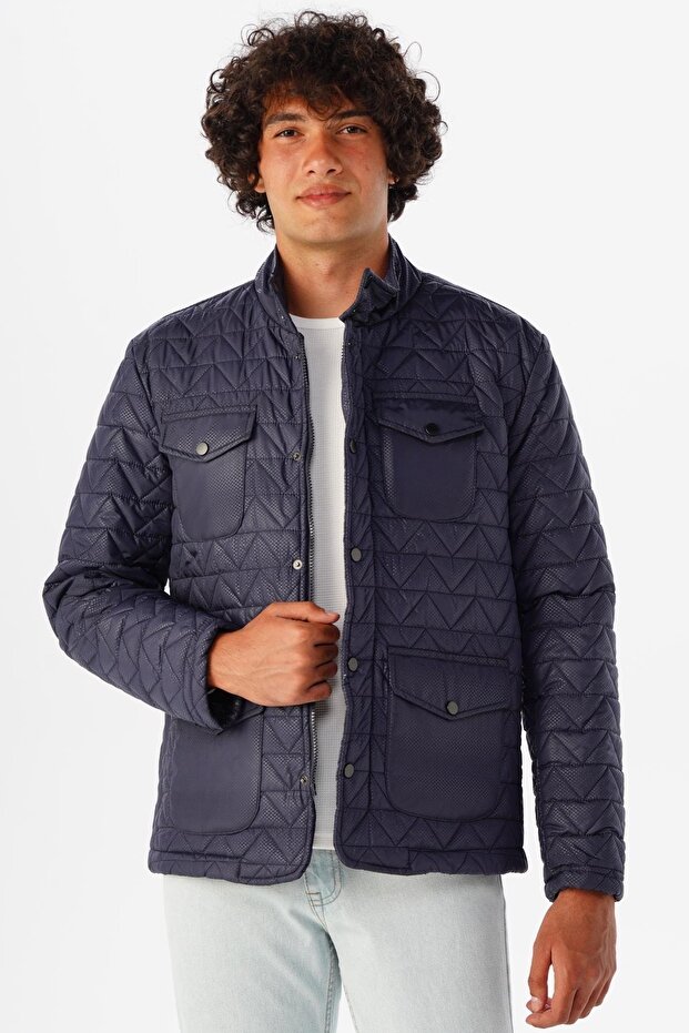 Slim Kalıp Kapitone Mont - 1