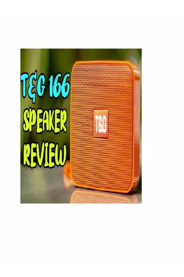 Bluetooth Hoparlör Kablosuz Speaker Ses Bombası 166 Turuncu - 1