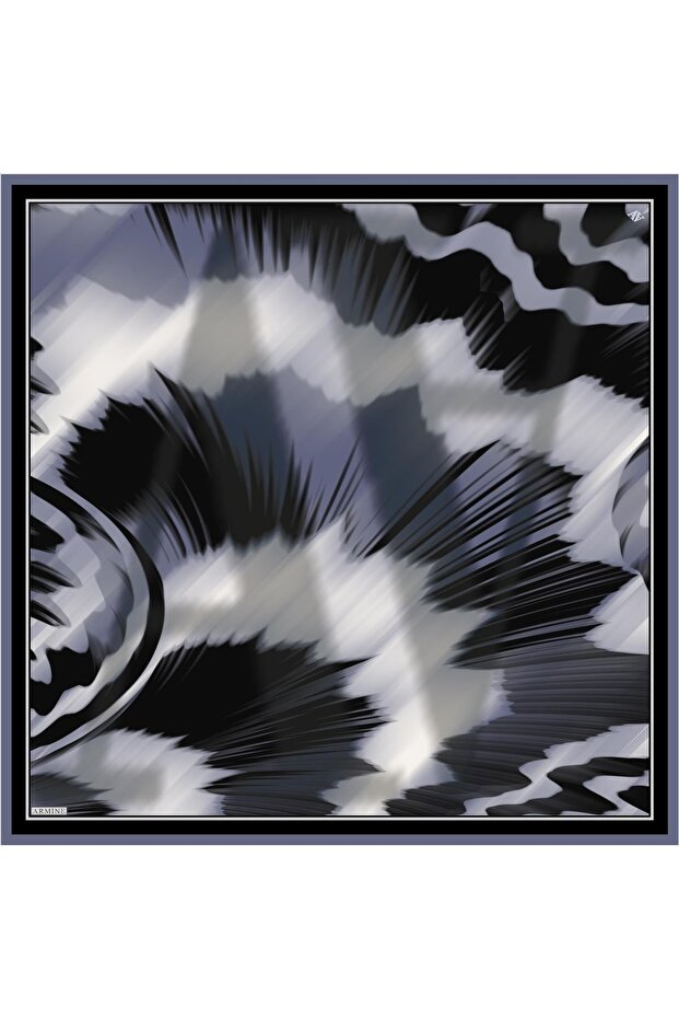 Eșarfă de mătase 8814d (twill) - 5