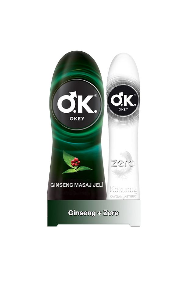 Ginseng Masaj Jeli 200 ml Zero Kayganlaştırıcı Jel 100 ml - 1