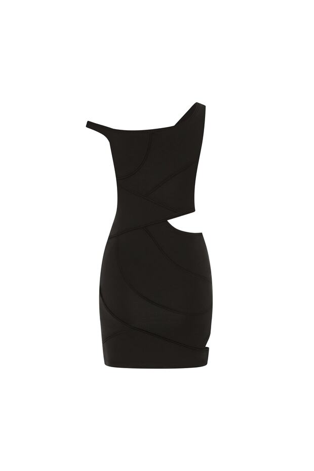 Kadın Siyah Arya Elbise - 5