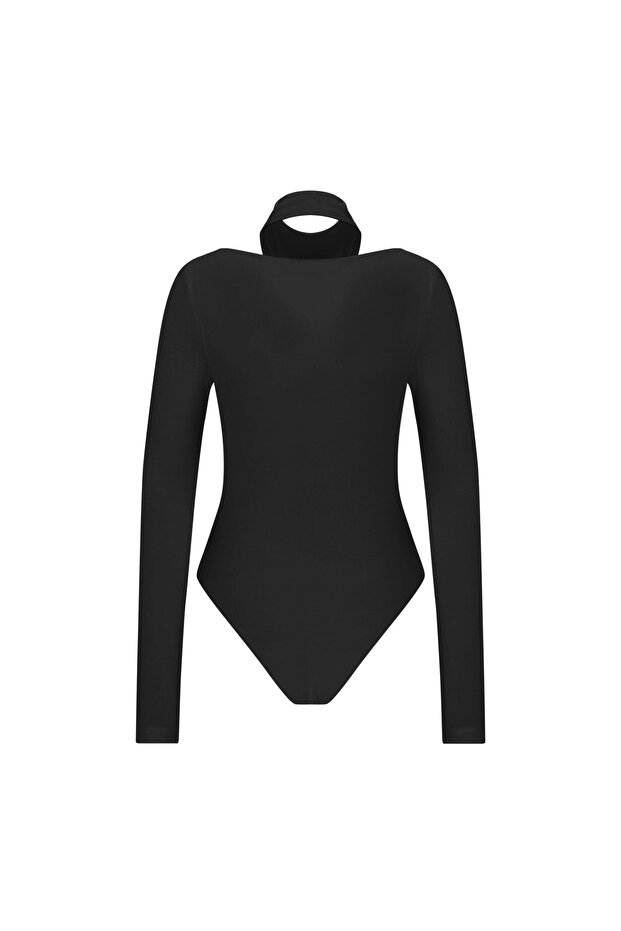Kadın Siyah Storm Bodysuit - 4