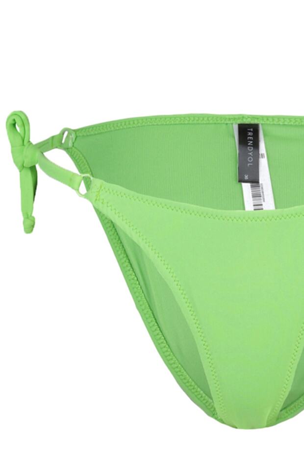 Yeşil Bağlamalı Normal Paça Bikini Altı TBESS22BA0045 - 7
