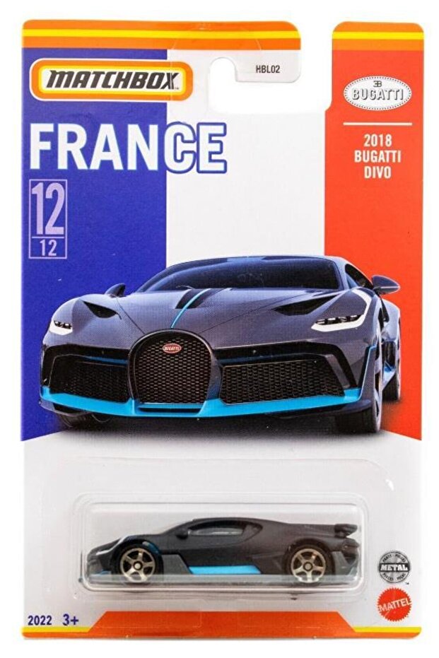Matchbox Collectible Special Series Metal Model Car 2018 Bugatti Divo