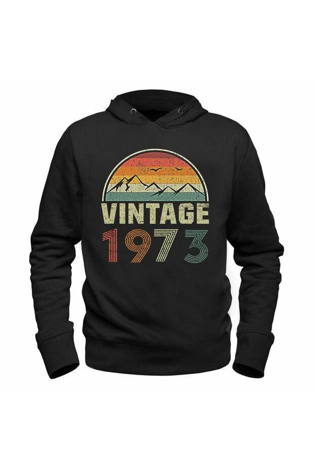 سويت شيرت أسود عتيق 1974