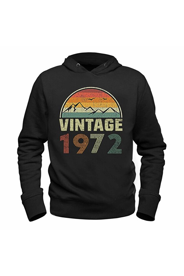 سويت شيرت أسود عتيق 1972