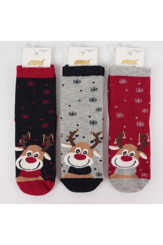 Esmeray 3-Piece Girls' Cotton Socks