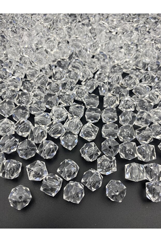 100gr 14mm Transparent Color Cube, Cubic Model Acrylic Beads, jewelry, bag Beads (100GR,~80PCS)