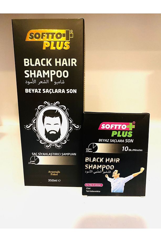 Black Hair Şampuan 350 ml - Tek Kullanımlık Hediyeli - 1