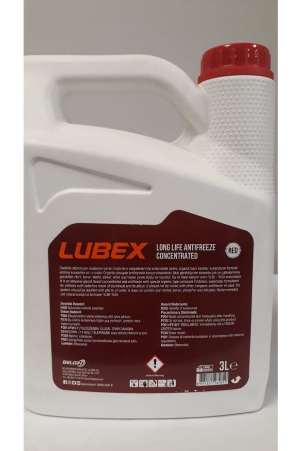 Antifriz Kırmızı 3lt - Long Lıfe - 4
