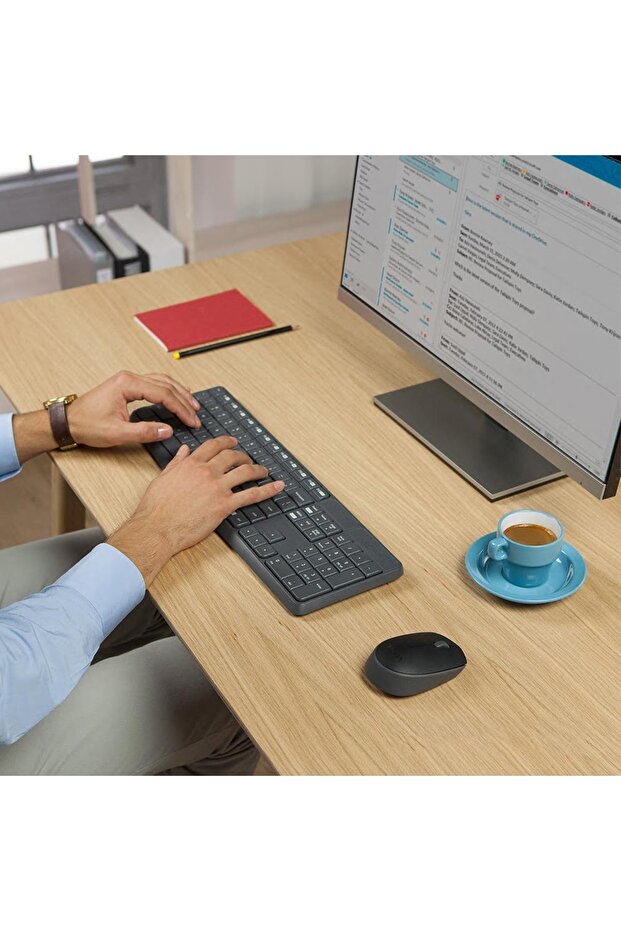 Mk235 Kablosuz Klavye Mouse Seti Arapça - 5