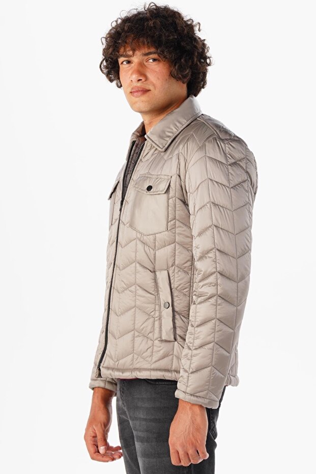 Slim Kalıp Kapitone Mont - 2