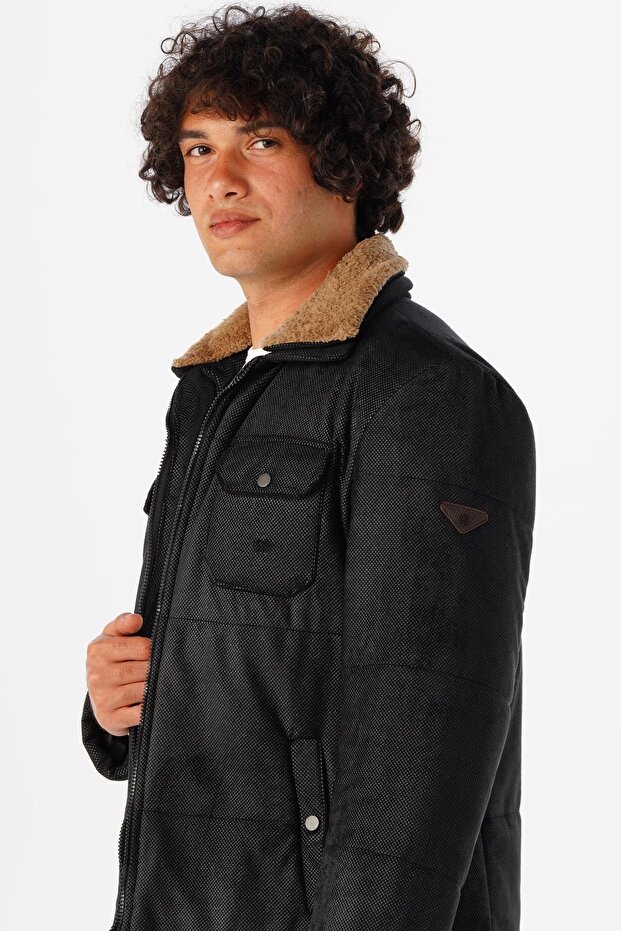 Slim Kalıp Kapitone Mont - 4