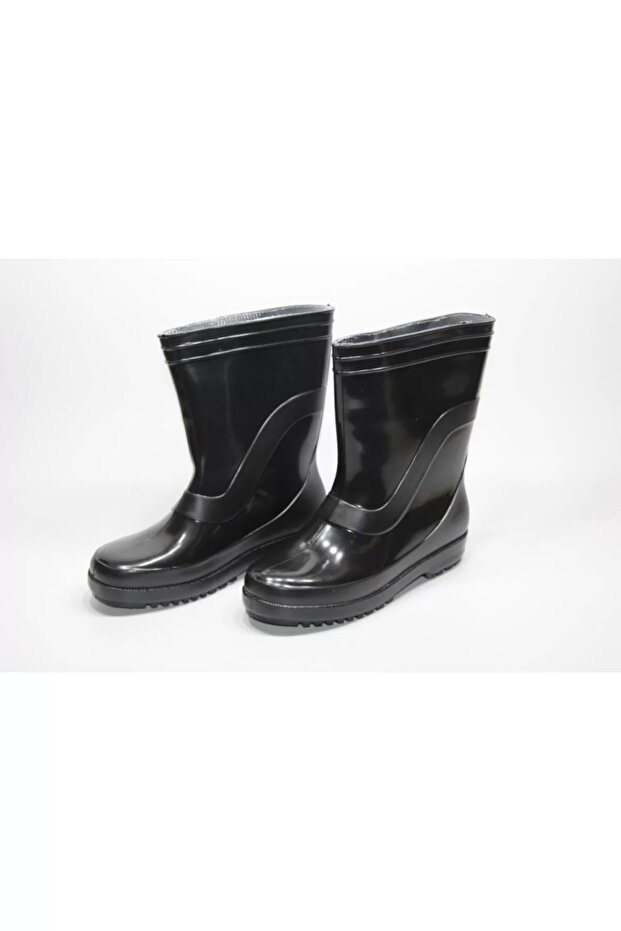 أحذية بلاستيكية سوداء - 1