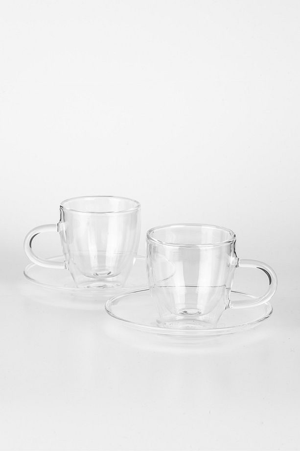 Çift Cidarlı 2’li Türk Kahvesi Fincan Takımı 80ml - 3