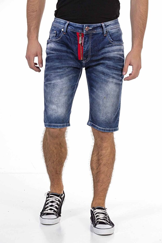 Ck237 Blue Denim Capri