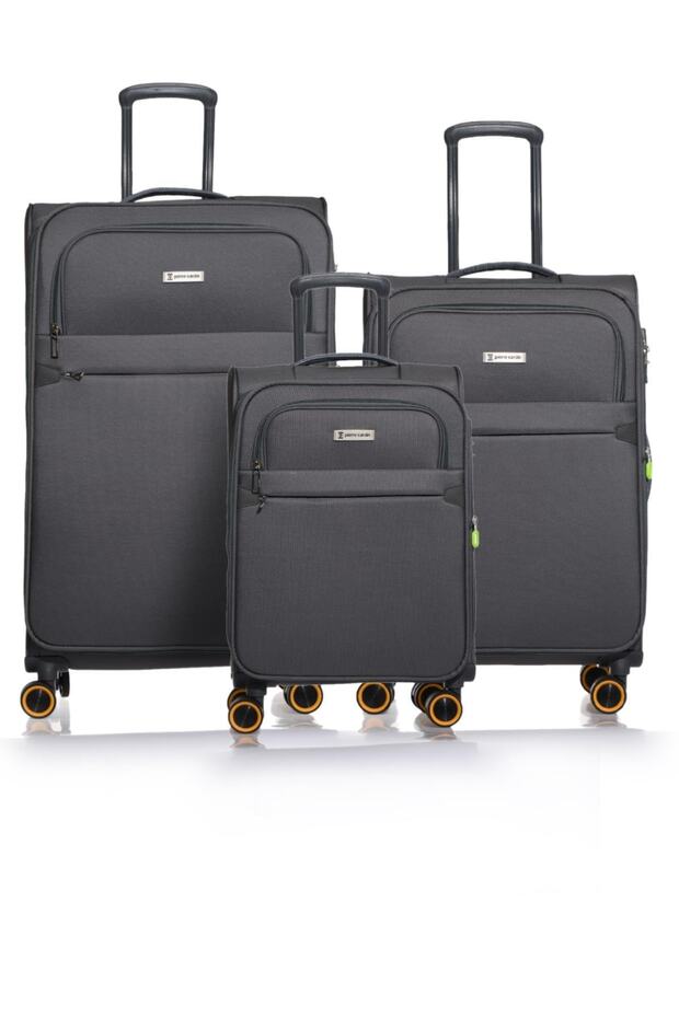 04pc6000-set Antrasit Unisex 3 Lü Set Bavul - 1