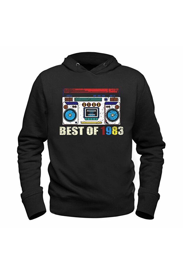 Vintage 1983 Best Of Tape Black Sweatshirt
