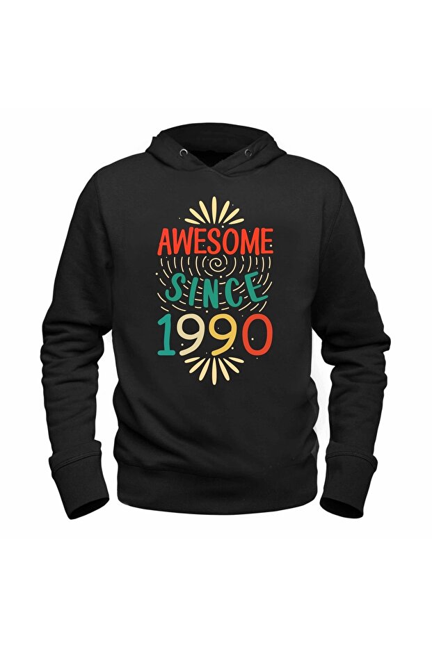 سويت شيرت أسود رائع عتيق 1990