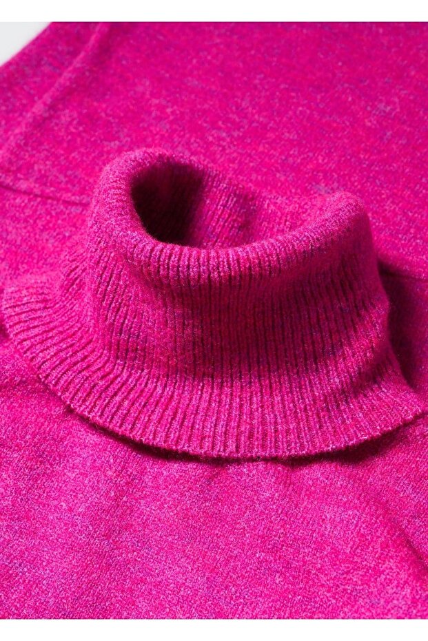 Balıkçı Yakalı Örgü Elbise - 8