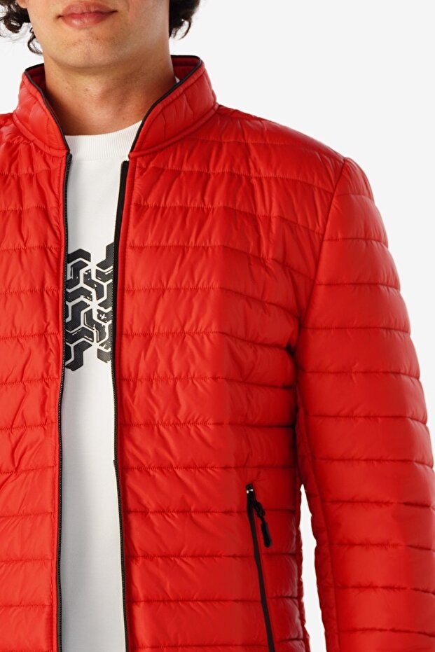 Slim Kalıp Kapitone Mont - 4