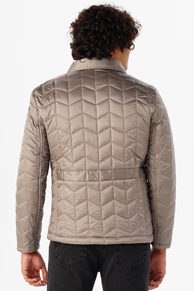 Slim Kalıp Kapitone Mont - 5