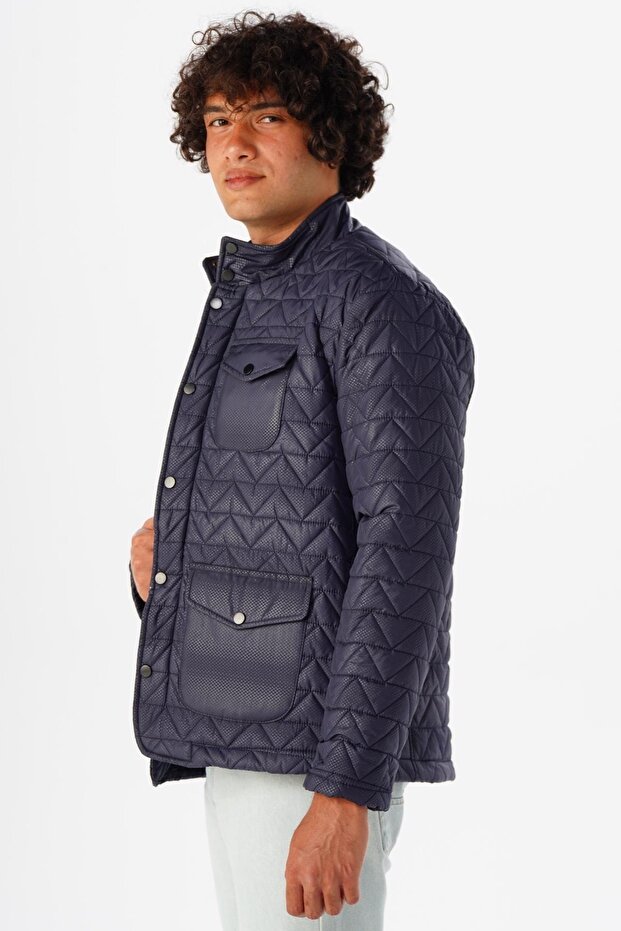 Slim Kalıp Kapitone Mont - 2