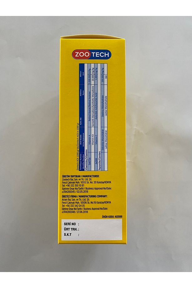 Ack Vitamin 100 G - 5 Adet - 2