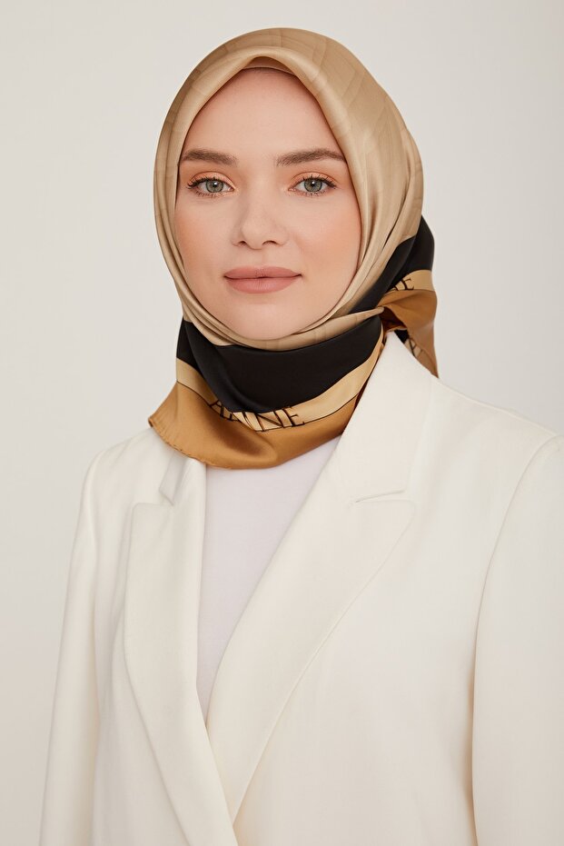 وشاح حريري 8813d (نسيج قطني طويل)