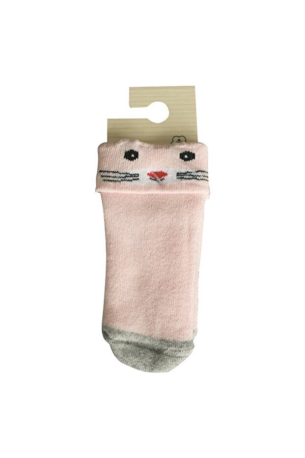 Cunning Cat Towel Baby Socks 68375