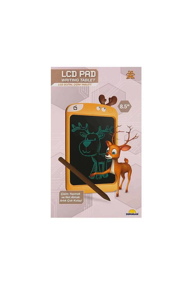 3418 Geyik Şekilli 8,5'' Lcd Dijital Çizim Tableti -sunman - 3