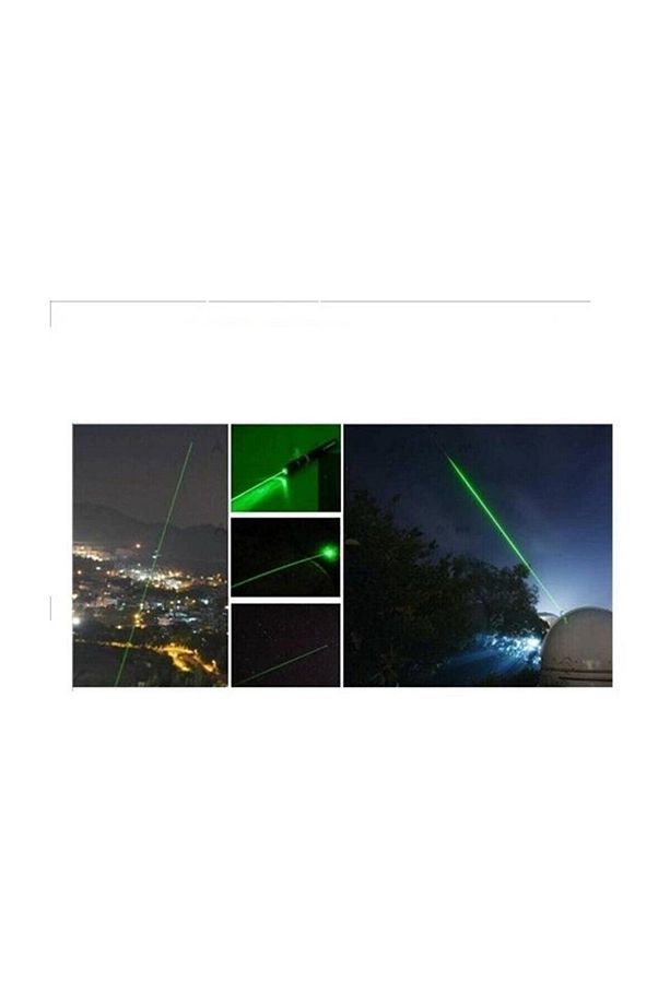 Green Yeşil Kalem Tipi Lazer Pointer 5 Başlıklı Lazer - 4