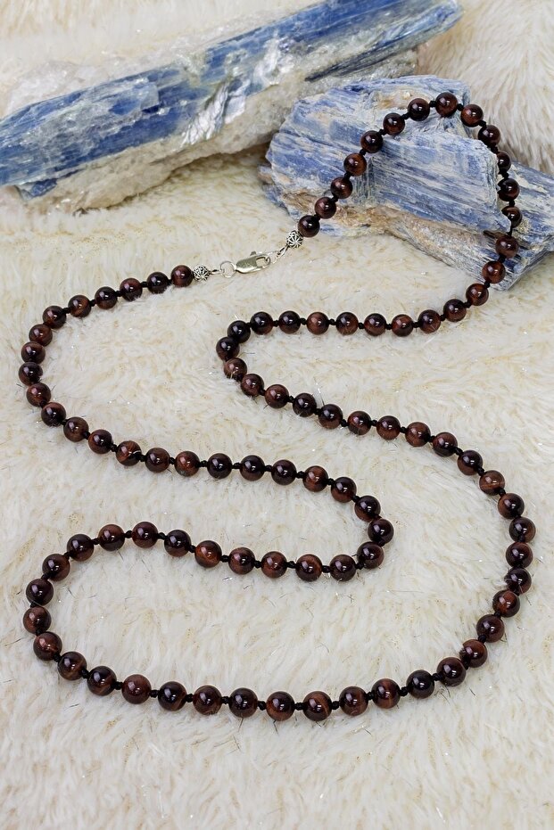 Falcon Eye Stone Necklace