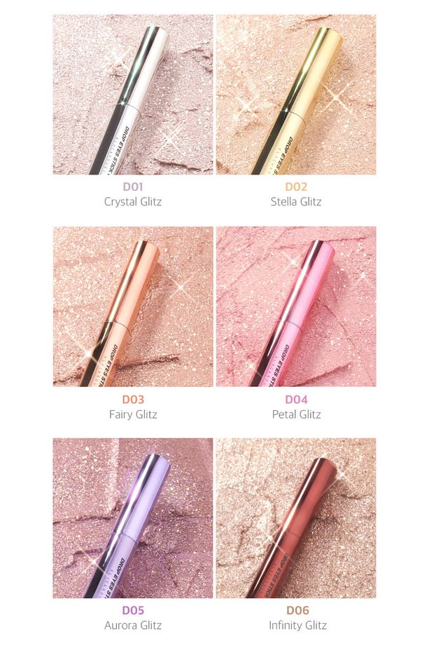 Glitter Içeren Yumuşak Dokulu Işıltılı Stick Göz Farı Drop Eyes Stick Glitz D05 Aurora Glitz 0.7 gr - 4
