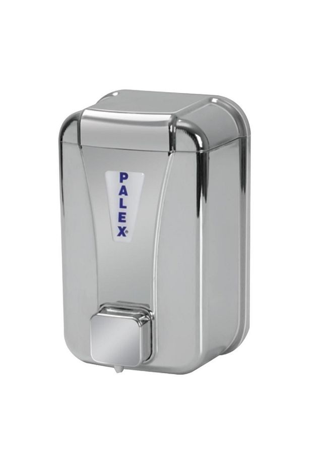 Plastik Sıvı Sabunluk Duvar Tipi Komple Krom 1000 Ml - 2